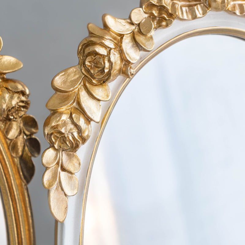 Bow Gold Mirror - Dressing table mirror and makeup vanity mirror online | Room decor items
