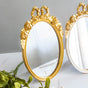 Bow Gold Mirror - Dressing table mirror and makeup vanity mirror online | Room decor items