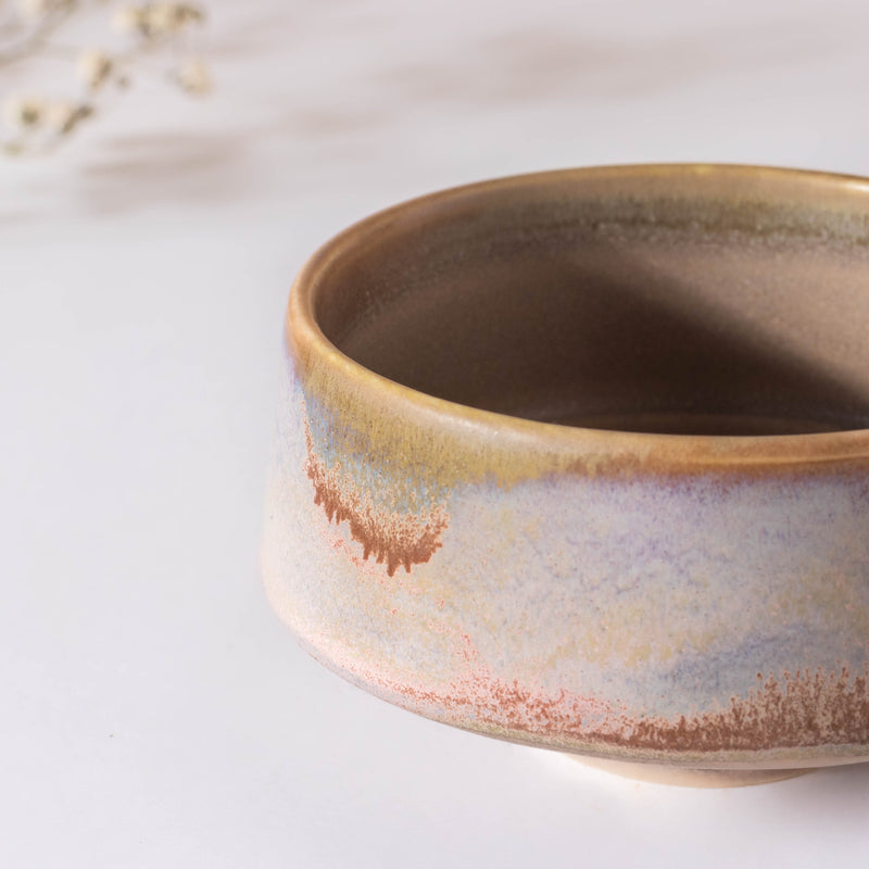 Small Beige Ombre Dip Bowl 100 ml - Bowl, ceramic bowl, dip bowls, chutney bowl, dip bowls ceramic | Bowls for dining table & home decor 