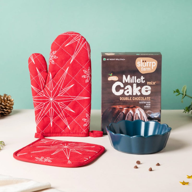 Hugs And Quiches Christmas Baking Hamper Set Of 3