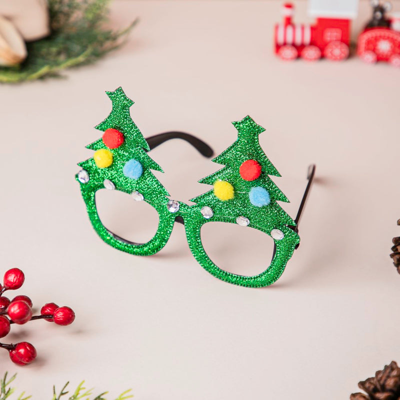 Merry Christmas Party Glasses Set of 4