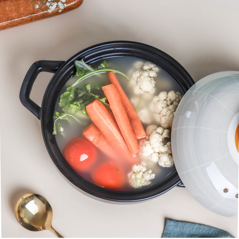 Willow Shallow Cooking Pot Ecru - Cooking Pot