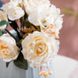 Rose Bouquet White - Artificial flower | Flower for vase | Home decor item | Room decoration item