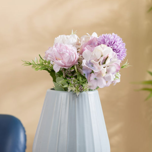 Artificial Flower Bunch Peony Purple - Artificial flower | Home decor item | Room decoration item