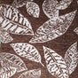 Leaf Cushion Cover Brown