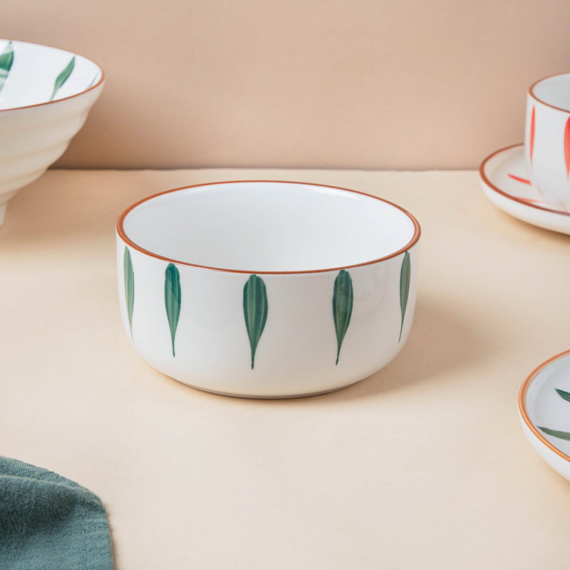 Teardrop Red And Green 22 Piece Dinner Set For 6
