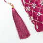 Phulvari Velvet Potli Bag Maroon