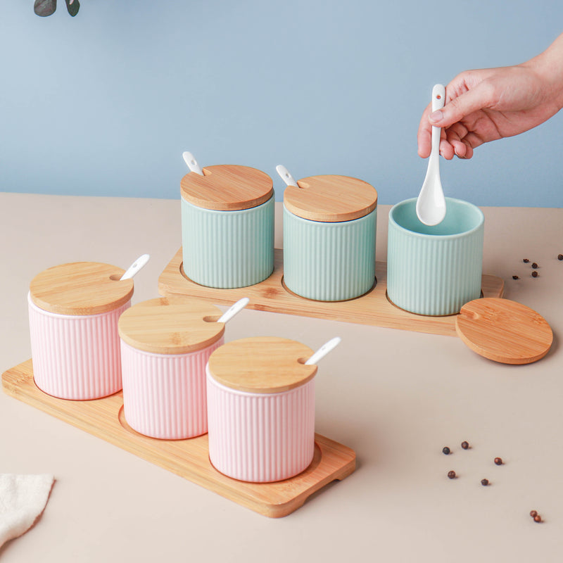 Pastel Spice Jar Set of 3 - Jar