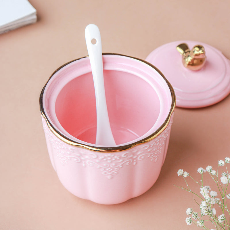 Pink Vintage Spice Jar Set of 3 - Jar