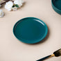 Matte Teal Side Plate - Serving plate, snack plate, dessert plate | Plates for dining & home decor