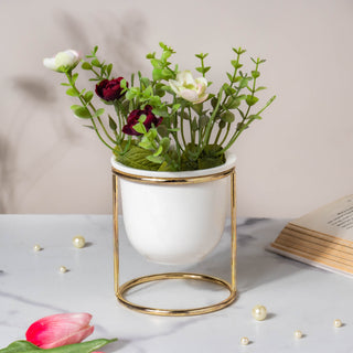 Botanica White Planter with Stand