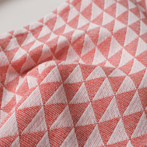 Pink Triangles Towel-Set Of 2