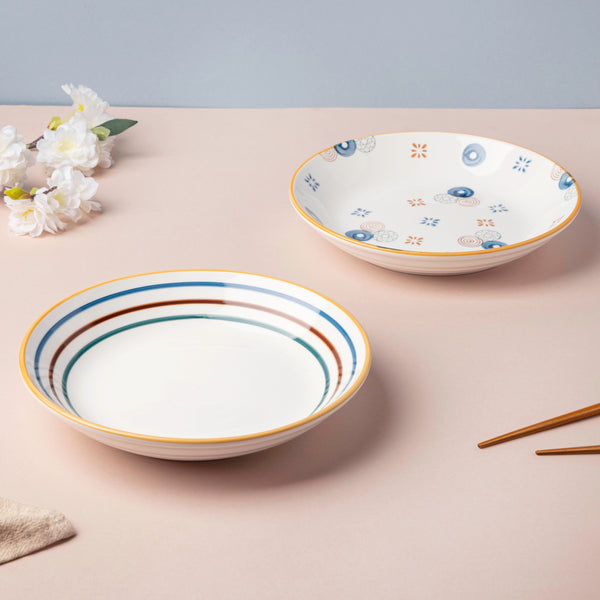 Feliz Snack Plate - Serving plate, snack plate, dessert plate | Plates for dining & home decor