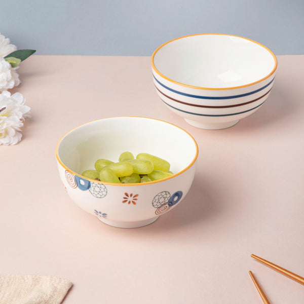 Feliz Snack Bowl 300 ml - Bowl,ceramic bowl, snack bowls, curry bowl, popcorn bowls | Bowls for dining table & home decor