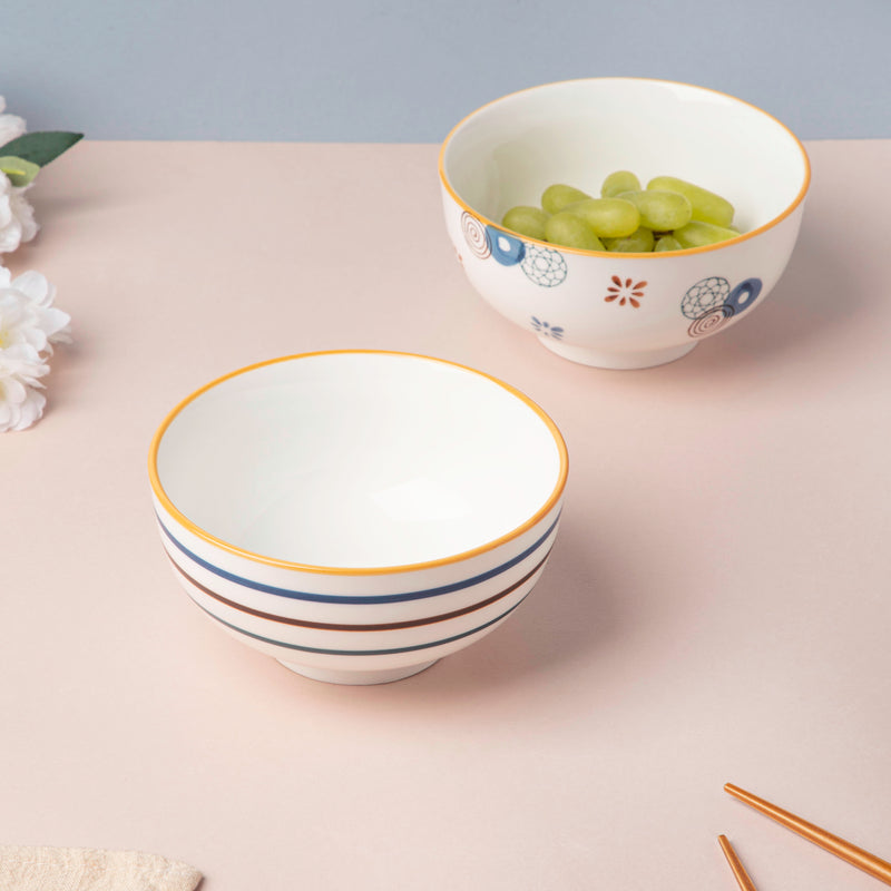 Feliz Snack Bowl 300 ml - Bowl,ceramic bowl, snack bowls, curry bowl, popcorn bowls | Bowls for dining table & home decor