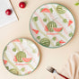 Decorative Watermelon Fruit Plate 10 Inch - Serving plate, snack plate, ceramic dinner plates| Plates for dining table & home decor