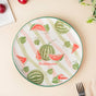 Decorative Watermelon Fruit Plate 10 Inch - Serving plate, snack plate, ceramic dinner plates| Plates for dining table & home decor