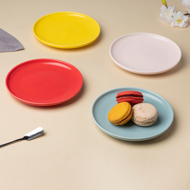 Solid Colored Side Plate - Serving plate, snack plate, dessert plate | Plates for dining & home decor