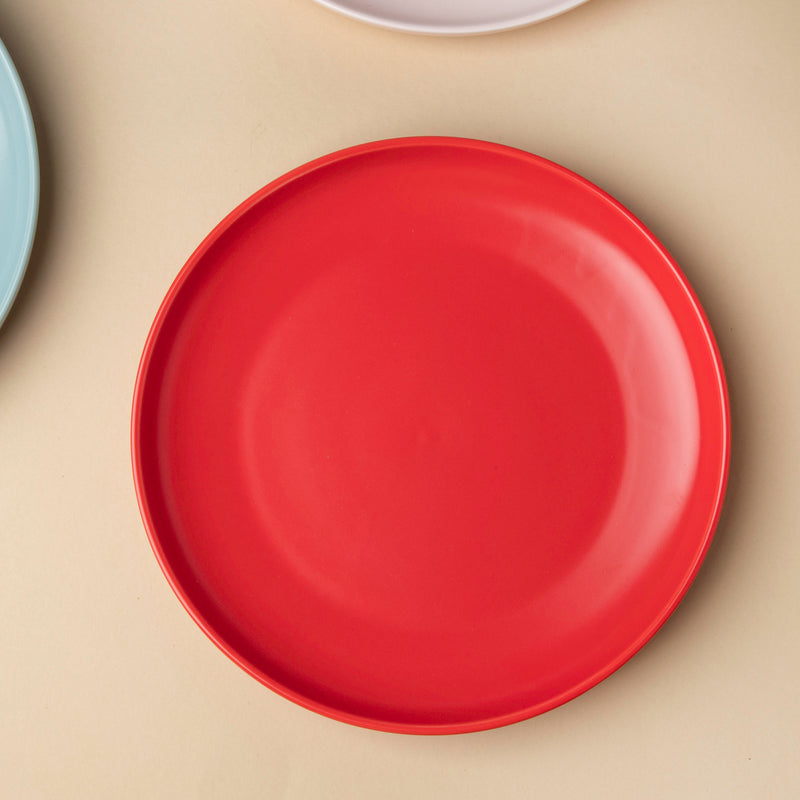 Solid Colored Snack Plate Large - Serving plate, snack plate, dessert plate | Plates for dining & home decor