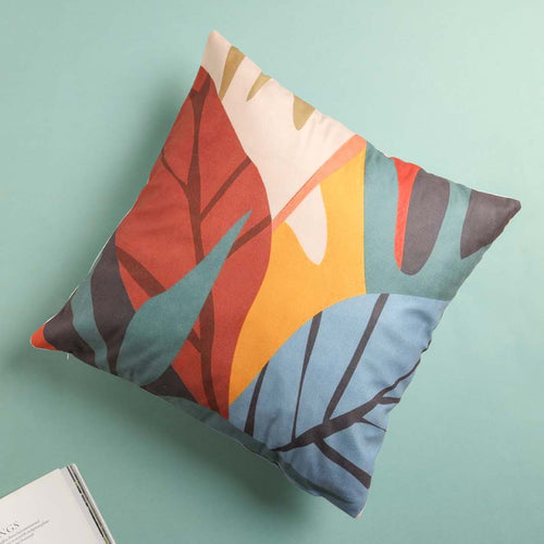 Leaf Pattern Couch Cushion Cover