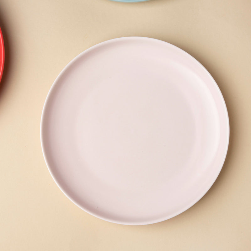 Solid Colored Snack Plate Large - Serving plate, snack plate, dessert plate | Plates for dining & home decor