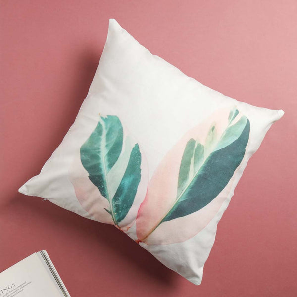 Peach-green Couch Cushion Cover