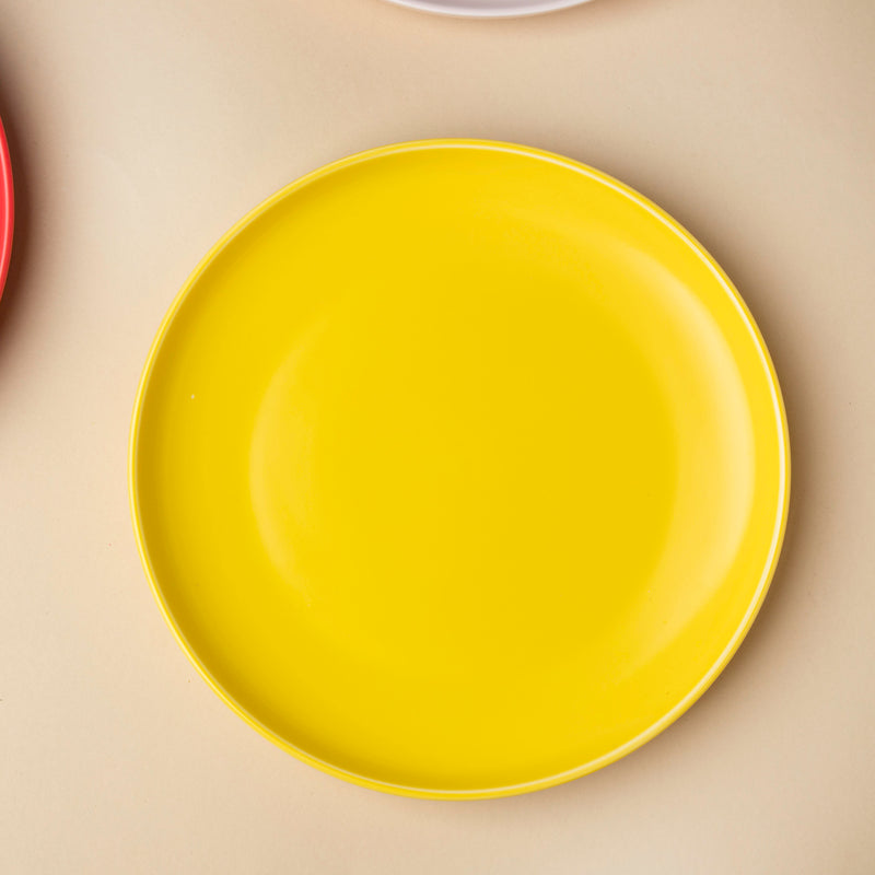 Solid Colored Snack Plate Large - Serving plate, snack plate, dessert plate | Plates for dining & home decor