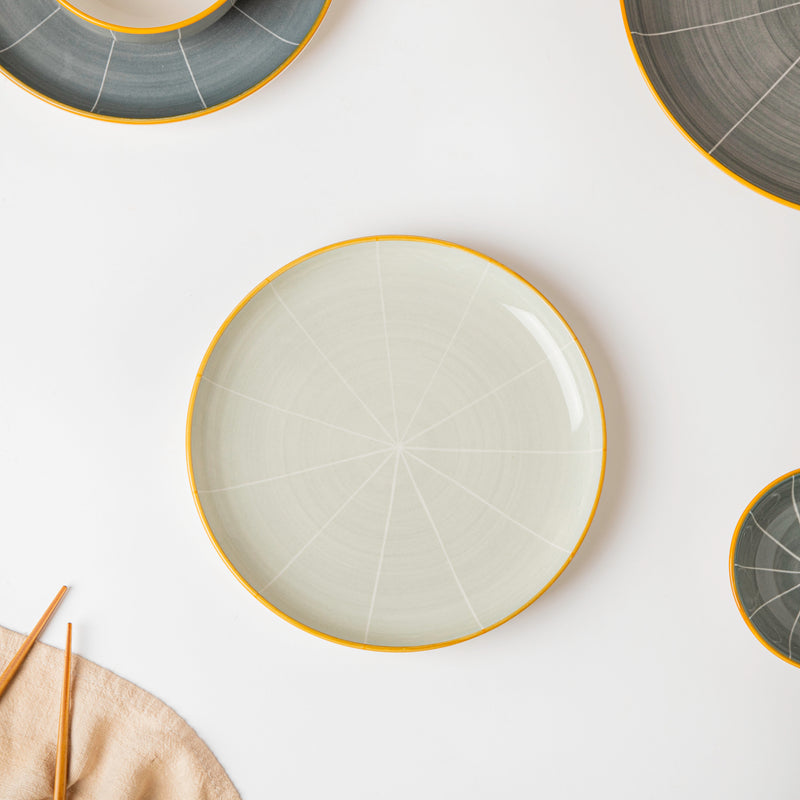 Willow Grey 28 Piece Dinner Set For 6