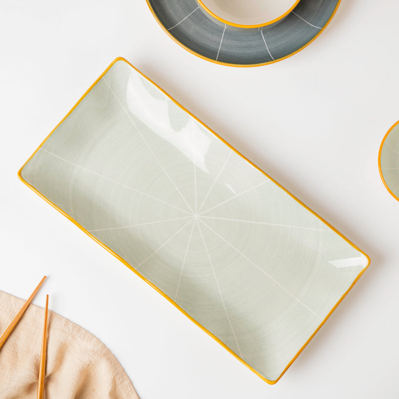 Willow Grey 28 Piece Dinner Set For 6