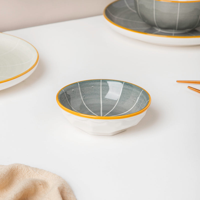 Willow Grey 28 Piece Dinner Set For 6