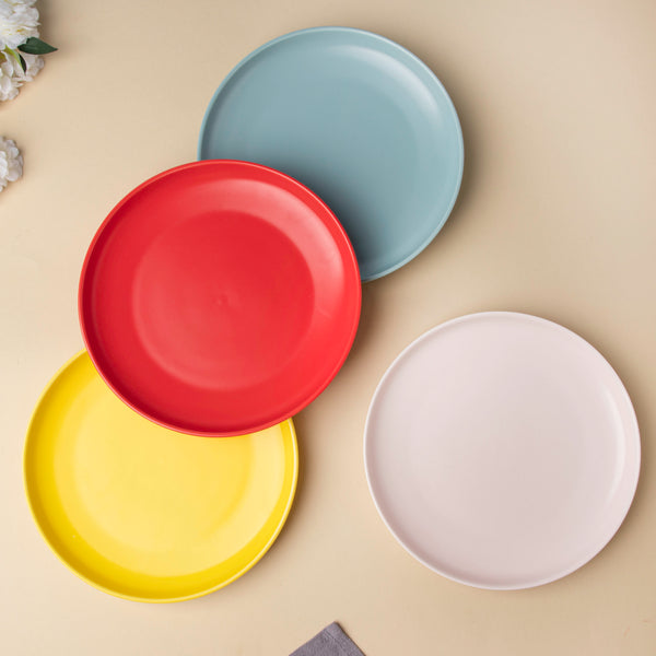 Solid Colored Snack Plate Large - Serving plate, snack plate, dessert plate | Plates for dining & home decor