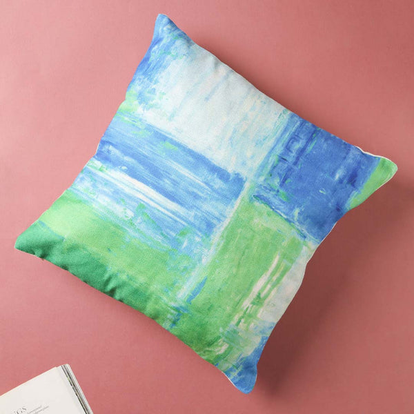 Green-blue Throw Pillow Cover