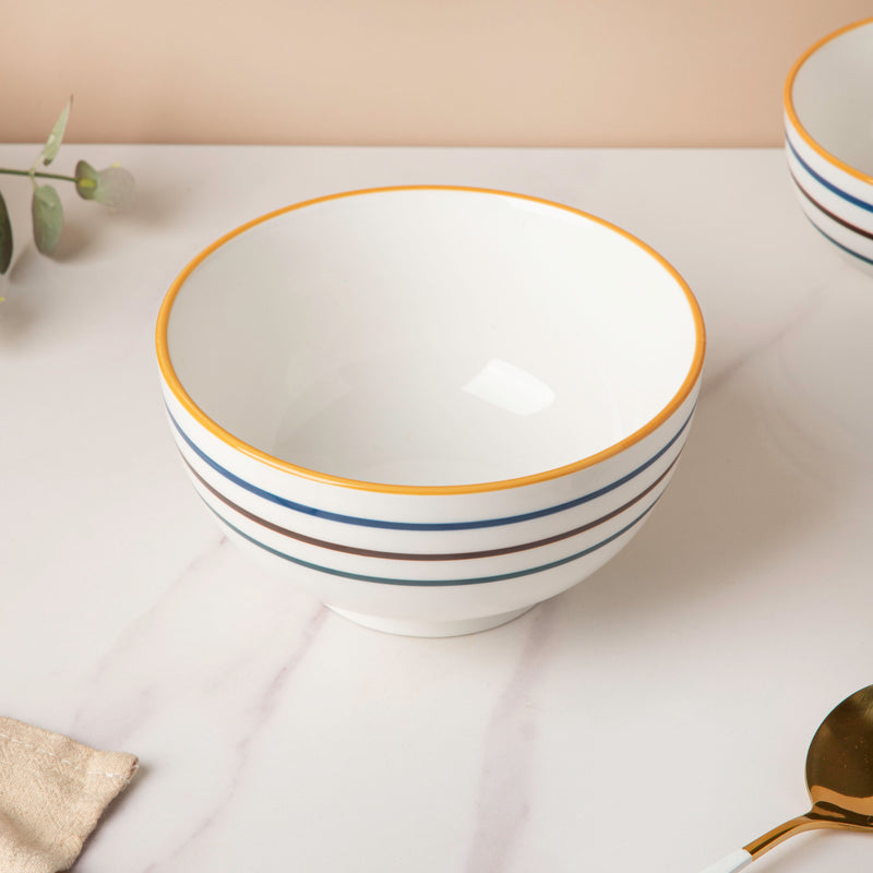 Feliz Curry Bowl 800 ml - Bowl, ceramic bowl, serving bowls, noodle bowl, salad bowls, curry bowl, bowl for snacks, large serving bowl | Bowls for dining table & home decor