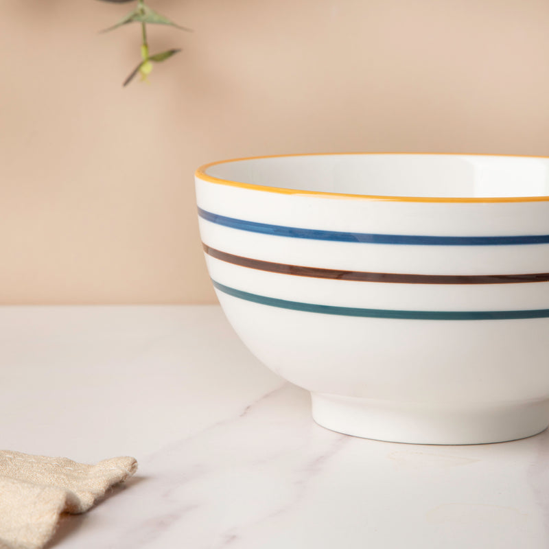 Feliz Curry Bowl 800 ml - Bowl, ceramic bowl, serving bowls, noodle bowl, salad bowls, curry bowl, bowl for snacks, large serving bowl | Bowls for dining table & home decor