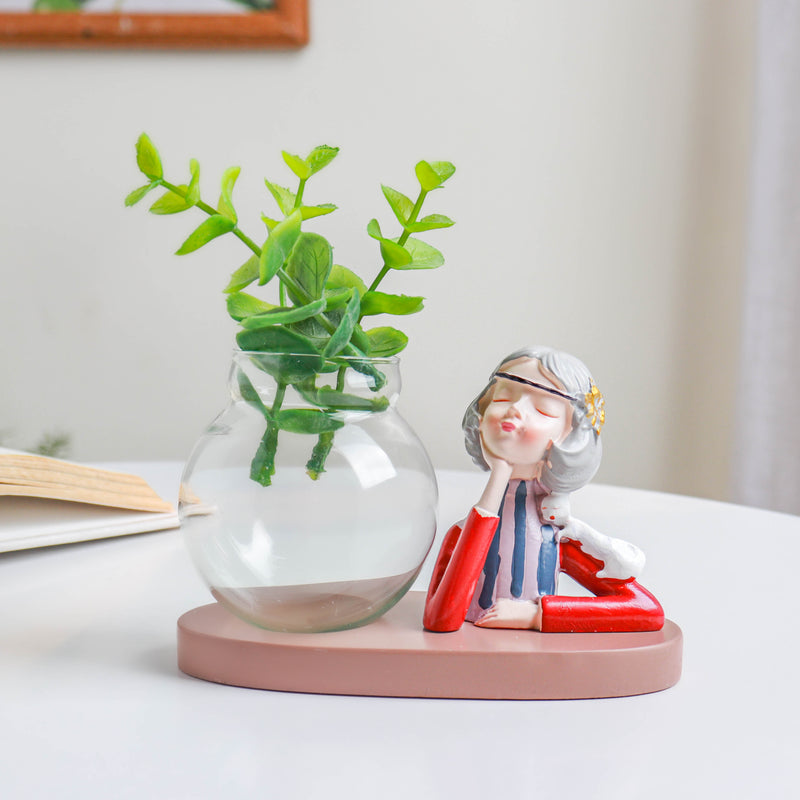 Vintage Figurine Vase - Showpiece | Home decor item | Room decoration item