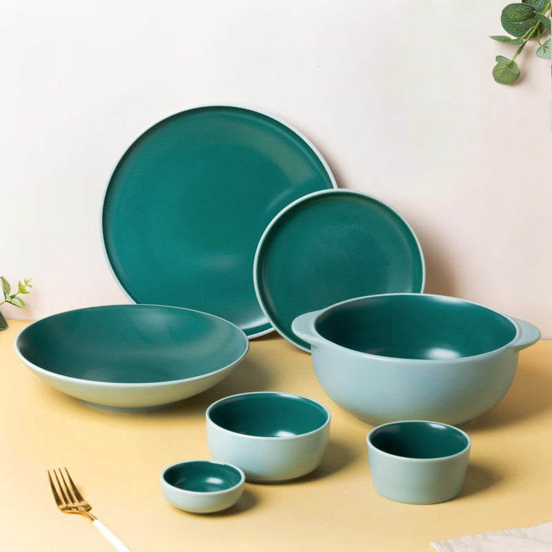 Zoella Green 33 Piece Dinner Set For 6