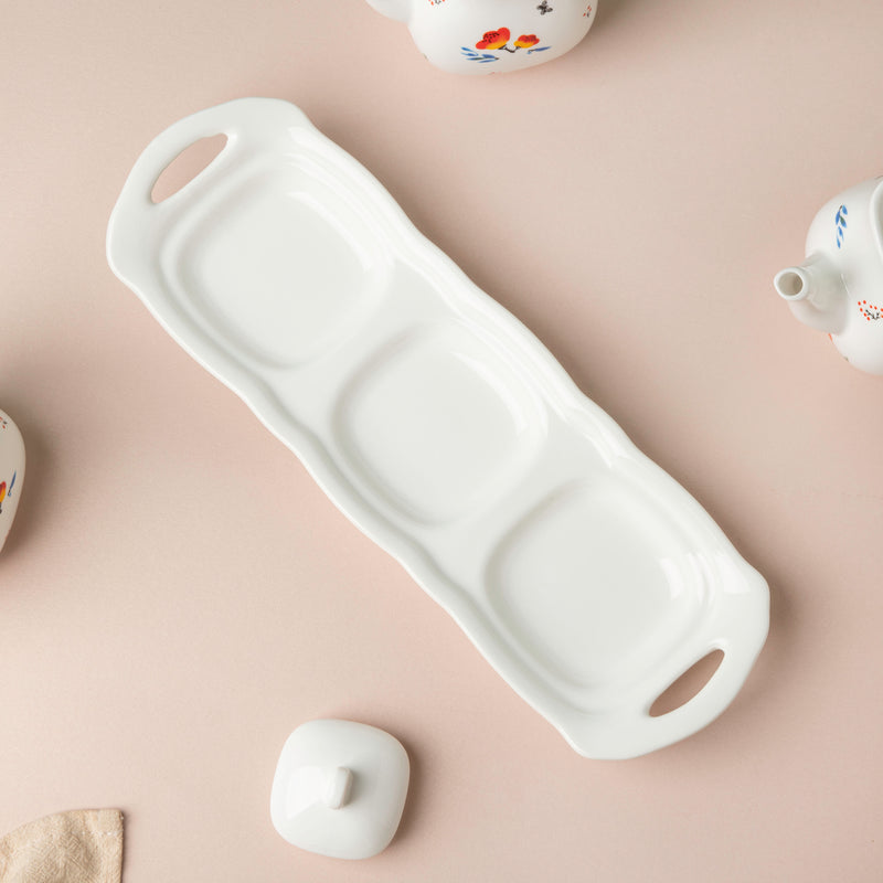 Floral Condiment Kettle Set Of 3