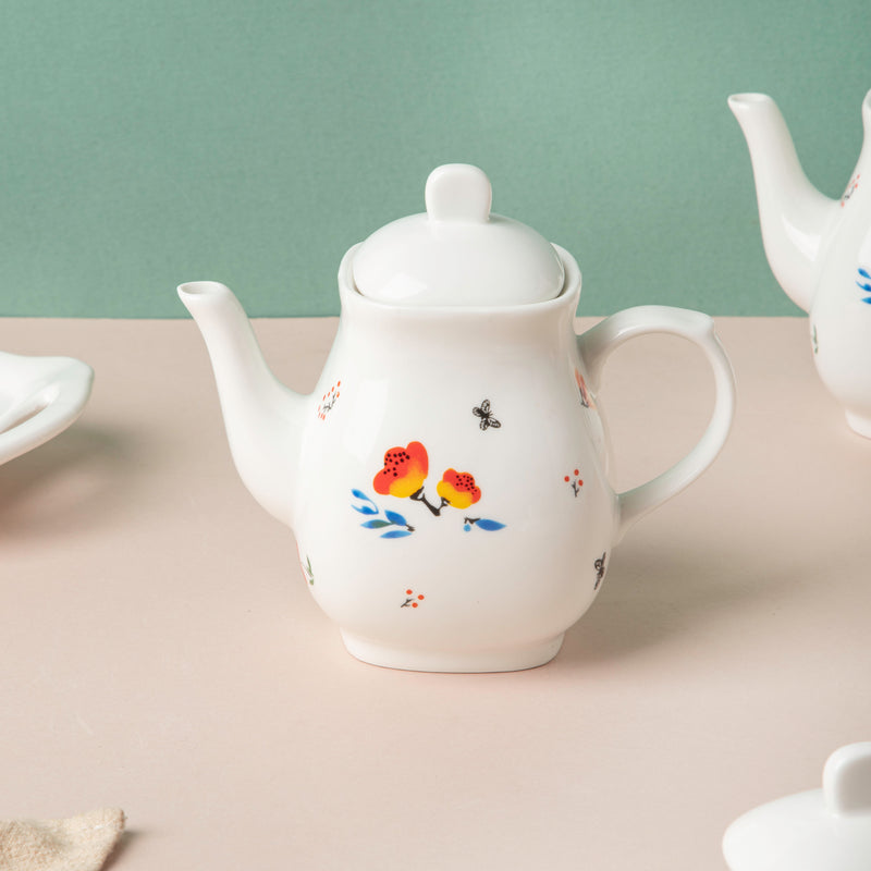 Floral Condiment Kettle Set Of 3