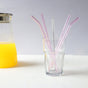 Assorted Glass Straw Set of 4