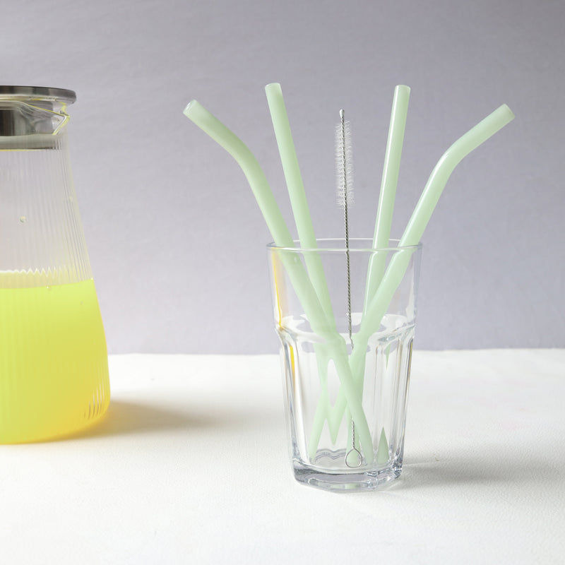 Glass Straw Set of 4