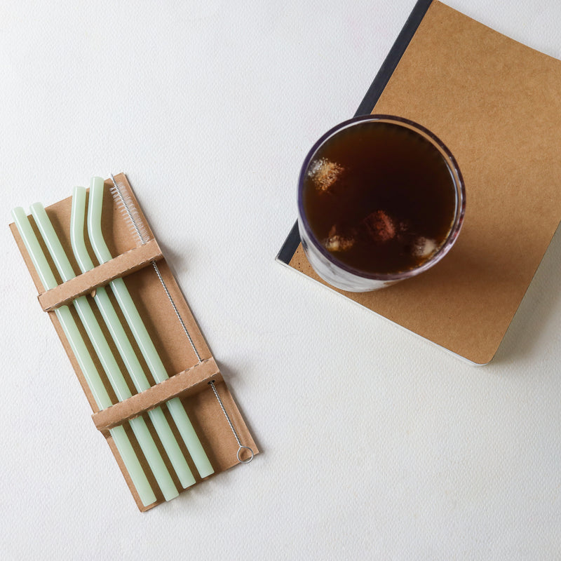 Glass Straw Set of 4