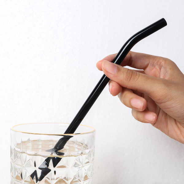 Reusable Glass Straw Set of 4