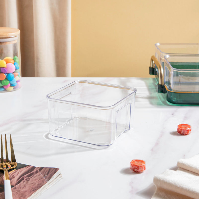 Emerald Charm Tray And Bowl Set Of 7 - Serving bowls, small glass bowls, snack serving bowls, section bowls, fancy serving bowls | Bowls for dining table & home decor