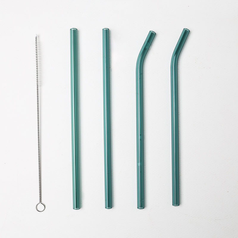 Glass Straw Set of 4