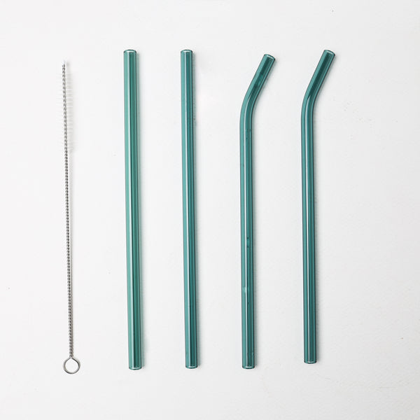 Glass Straw Set of 4