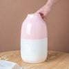 Dual Toned Flower Vase - Ceramic flower vase for home decor, office and gifting | Room decoration items