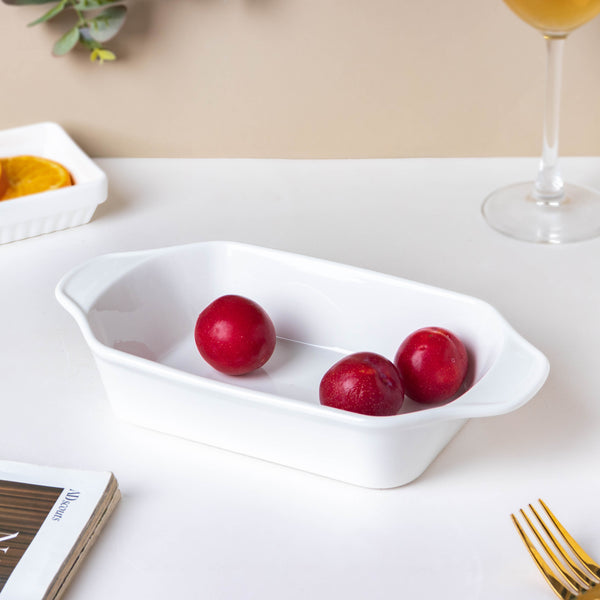 Serena Lily White Plate For Baking - Baking Dish