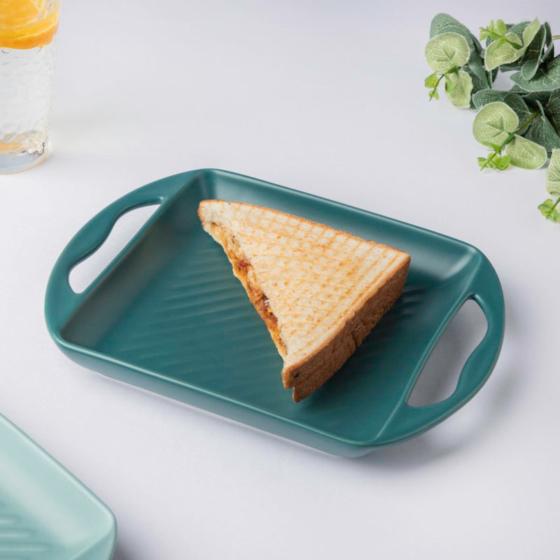Green Square Baking Tray Small