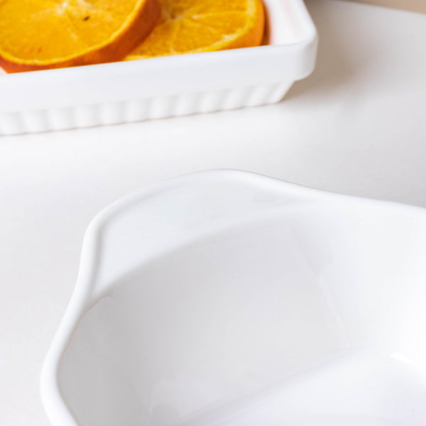 Serena Lily White Plate For Baking - Baking Dish
