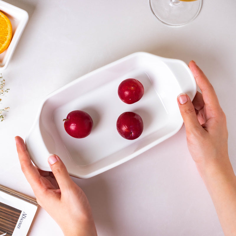 Serena Lily White Plate For Baking - Baking Dish